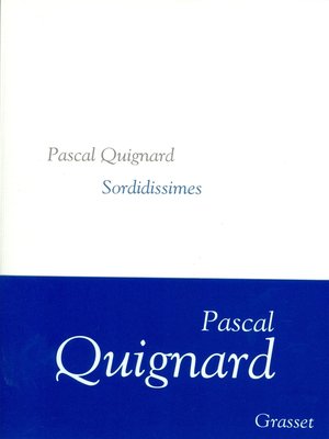cover image of Sordidissimes